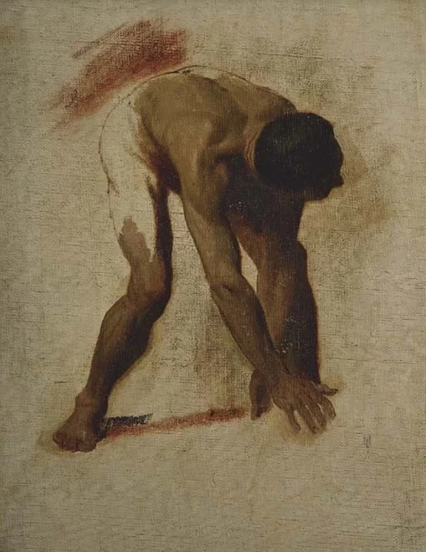 Uno studio accademico di un nudo maschile